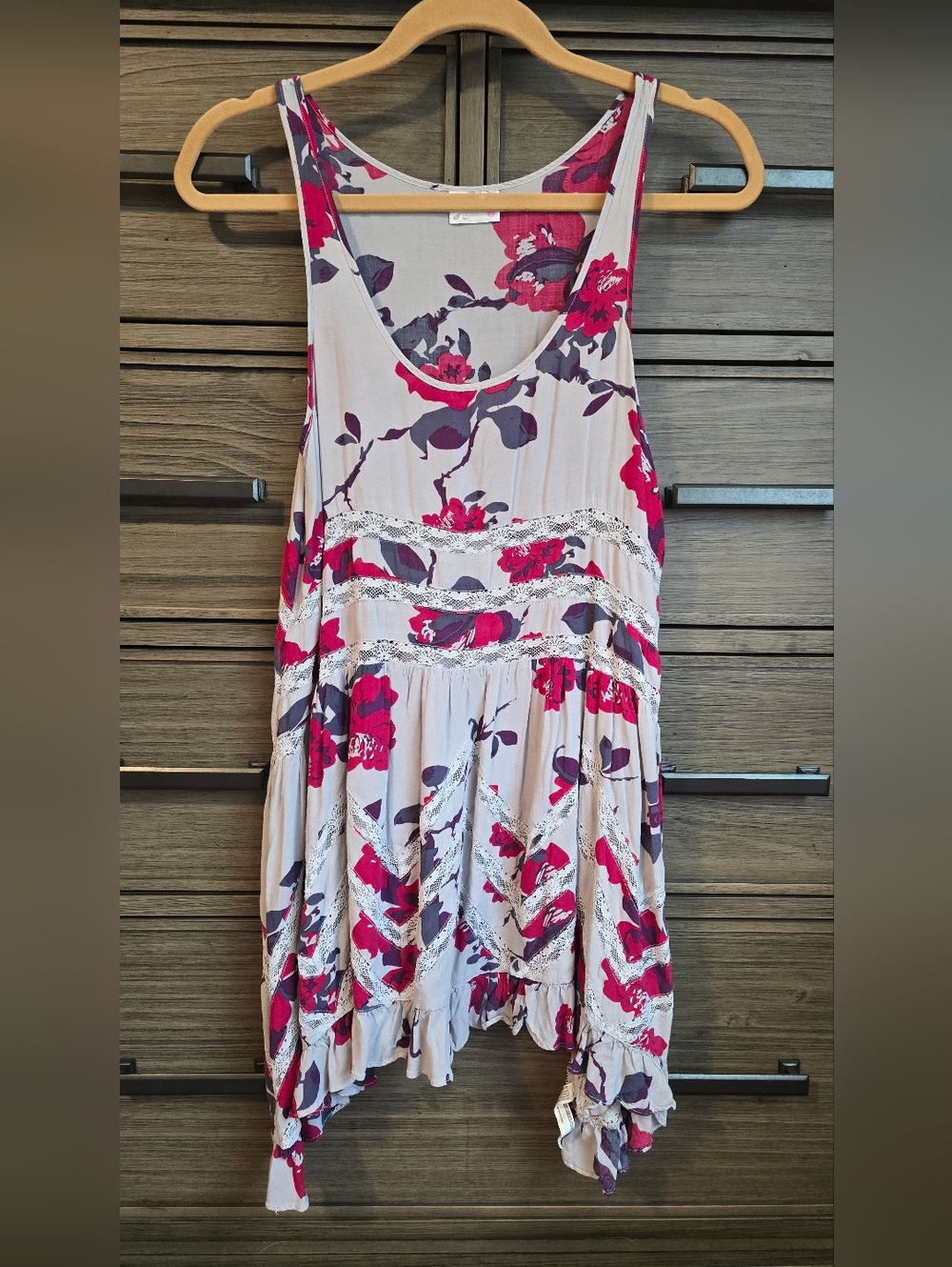 Intimately Free People Voile Lace Trapeze Slip Dress Tunic - Size XSmall - GUC